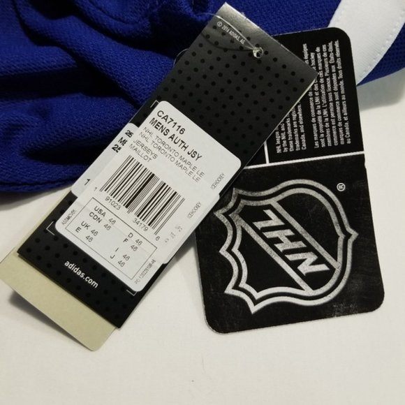 ADIDAS TORONTO MAPLE LEAFS BLANK JERSEY - Picture 6 of 6